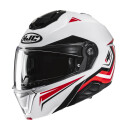 HJC i91 Tricus Klapphelm MC1 rot weiß