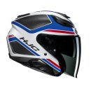 HJC F31 Ceron Jethelm MC21SF matt blau rot weiß