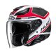 HJC F31 Ceron Jethelm MC1SF matt rot weiß grau