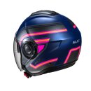 HJC i40N Linia Jethelm MC28SF matt blau pink