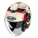 HJC i40N Velu Motorrad Jethelm MC1 rot beige anthrazit