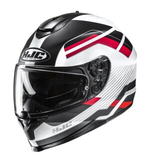 HJC C70N Belis Integralhelm MC1SF matt rot weiß