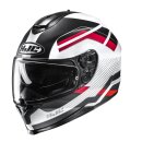 HJC C70N Belis Integralhelm MC1SF matt rot weiß