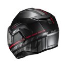 HJC i100 Sysma Klapphelm MC1SF matt rot schwarz grau