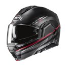 HJC i100 Sysma Klapphelm MC1SF matt rot schwarz grau
