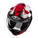 HJC F100 Bios Motorrad Jethelm MC1 rot weiß grau