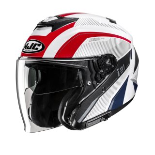 HJC i31 Reno Motorrad Jethelm MC21 blau rot weiß