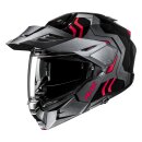 HJC i80 Velly Endurohelm MC1 rot grau schwarz