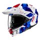 HJC i80 Roki Endurohelm MC21 blau rot weiß