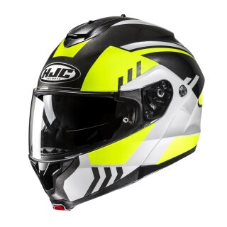HJC C91N Kaon Klapphelm MC3H neongelb weiß grau
