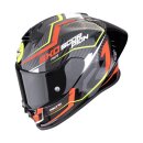 Scorpion Exo-R1 Evo II Air Coup Helm schwarz rot neongelb