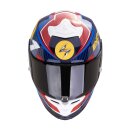 Scorpion Exo-R1 Evo II Air Coup Helm blau rot gelb