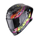 Scorpion Exo-R1 Evo II Air Savage Helm schwarz blau rosa