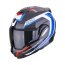 Scorpion Exo-Tech Evo Carbon Cosy Klapphelm schwarz blau rot