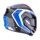 Scorpion Exo-Tech Evo Carbon Cosy Klapphelm schwarz blau rot