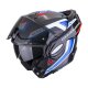 Scorpion Exo-Tech Evo Carbon Cosy Klapphelm schwarz blau rot