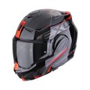 Scorpion Exo-Tech Evo Traveller Klapphelm schwarz rot