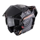 Scorpion Exo-Tech Evo Traveller Klapphelm schwarz kupfer