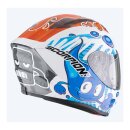 Scorpion Exo-JNR Air The4Elements Kinderhelm weiß blau orange