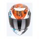 Scorpion Exo-JNR Air The4Elements Kinderhelm weiß blau orange