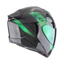 Scorpion Exo-1400 Evo II Carbon Air Platted Helm schwarz grün