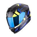 Scorpion Exo-520 Evo Air Sensus Helm schwarz blau neongelb