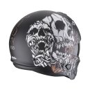 Scorpion Exo-Combat II Genesis Helm mattschwarz weiß gold