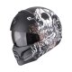 Scorpion Exo-Combat II Genesis Helm mattschwarz weiß gold