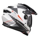 Scorpion ADF-9000 Air Feat Enduro-Helm mattweiß schwarz rot