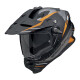 Scorpion ADF-9000 Air Feat Enduro-Helm mattschwarz silber orange