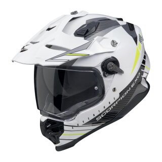 Scorpion ADF-9000 Air Feat Enduro-Helm weiß schwarz neongelb