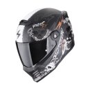 Scorpion Covert FX Skullz Helm mattschwarz grau gold