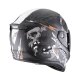 Scorpion Covert FX Skullz Helm mattschwarz grau gold