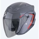 Scorpion Exo-230 Cit-E Motorrad Jethelm grau rot