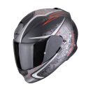 Scorpion Exo-491 Run Helm mattschwarz rot