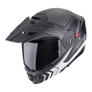 Scorpion ADX-2 Lewis Enduro-Helm mattschwarz silber