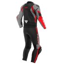 Dainese Avro 4 Lederkombi 2Pc schwarz anthrazit rot