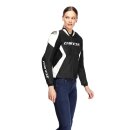Dainese Racing 5 Damen Motorrad-Jacke schwarz weiß