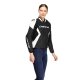 Dainese Racing 5 Damen Motorrad-Jacke schwarz weiß