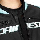 Dainese Racing 5 Damen Motorrad-Jacke schwarz türkis