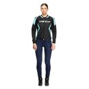 Dainese Racing 5 Damen Motorrad-Jacke schwarz türkis