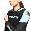 Dainese Racing 5 Damen Motorrad-Jacke schwarz türkis