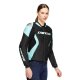 Dainese Racing 5 Damen Motorrad-Jacke schwarz türkis
