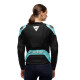 Dainese Racing 5 Damen Motorrad-Jacke schwarz türkis