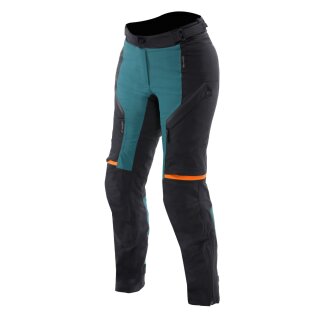 Dainese Mangen Pro Damen Motorrad-Hose Petrol schwarz