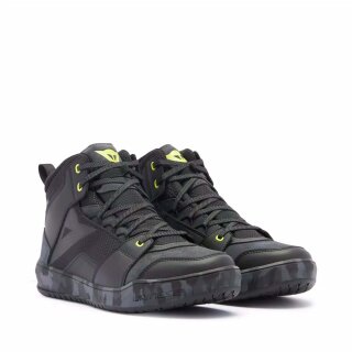Dainese Suburb D-WP Kurz-Stiefel schwarz Camo neongelb