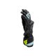 Dainese Fiero Metal Motorrad-Handschuh schwarz türkis neongelb