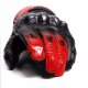 Dainese Fiero Metal Motorrad-Handschuh schwarz rot weiß