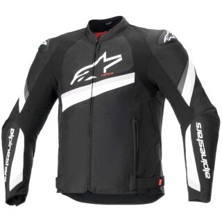 Alpinestars T-GP Plus R V4 Motorrad-Jacke Textil schwarz weiß