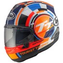 Arai RX-7V Evo TT IoM 2025 Helm Limited blau orange weiß